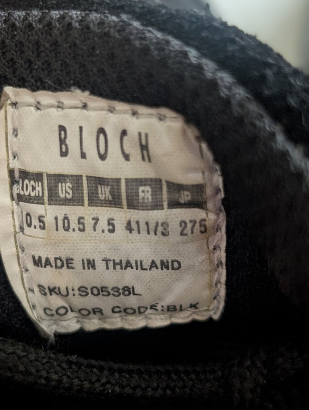 Bloch Women's Boost Mesh Sneakers Dance Shoe Black Size 10.5 Excellent Condition - Picture 5 of 8